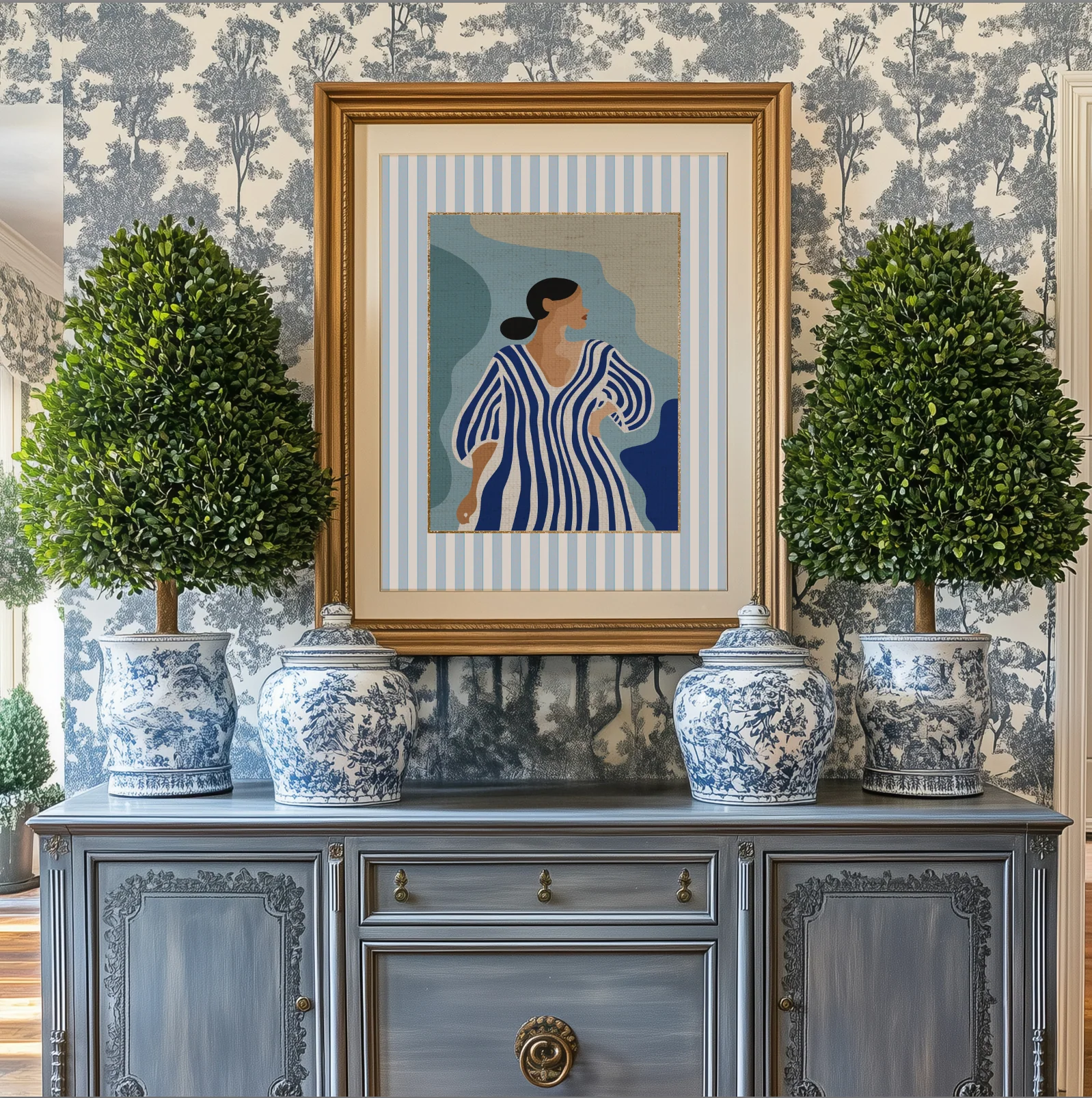 Summer Prints Gallery Set of 3 Cote d' Azur Artwork Beach House Collection - Image 15