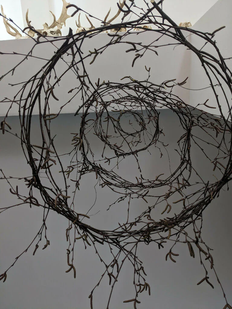 Suspended Birch Branch Tier Wreath - Image 4