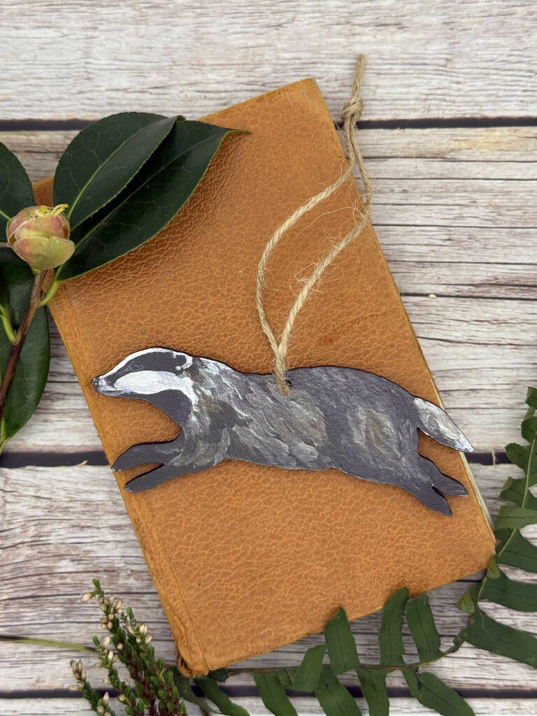 Sustainable Badger Decoration