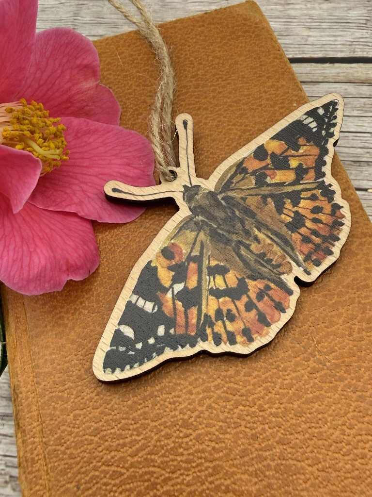 Sustainable Painted Lady Butterfly Decoration - Image 2