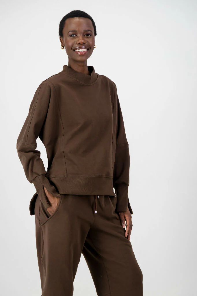 Tate Cotton Fleece Top - Image 2