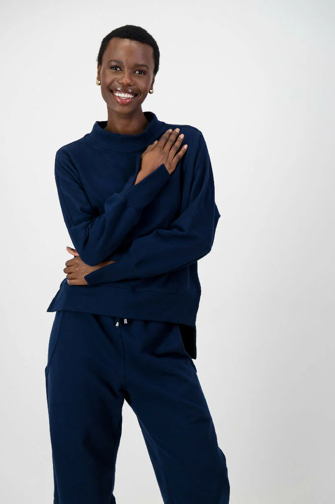 Tate Cotton Fleece Top - Image 3