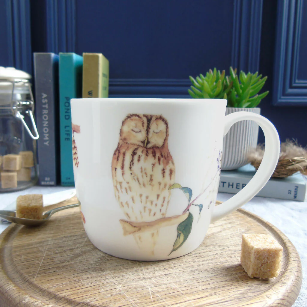 Tawny Owl Bone China Mug - Image 6
