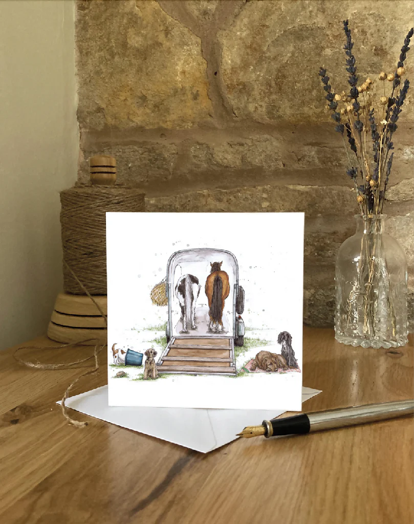 Team on Tour | Greetings Card