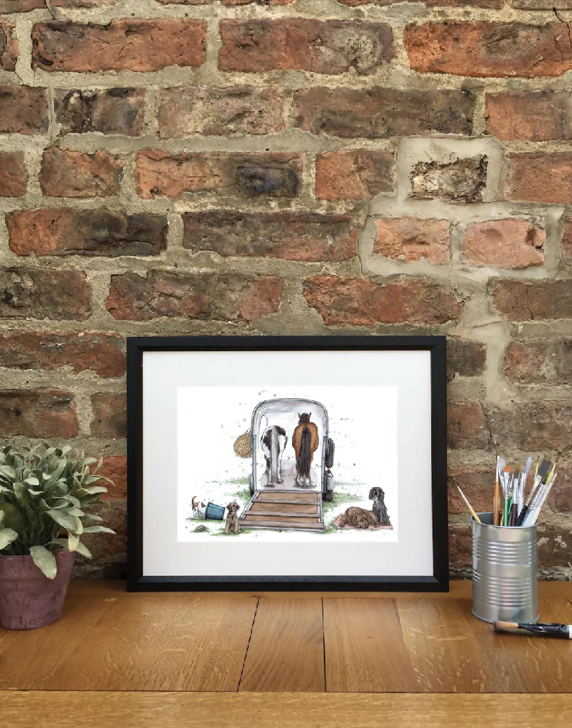 Team On Tour | Signed Limited Edition Print A4 size