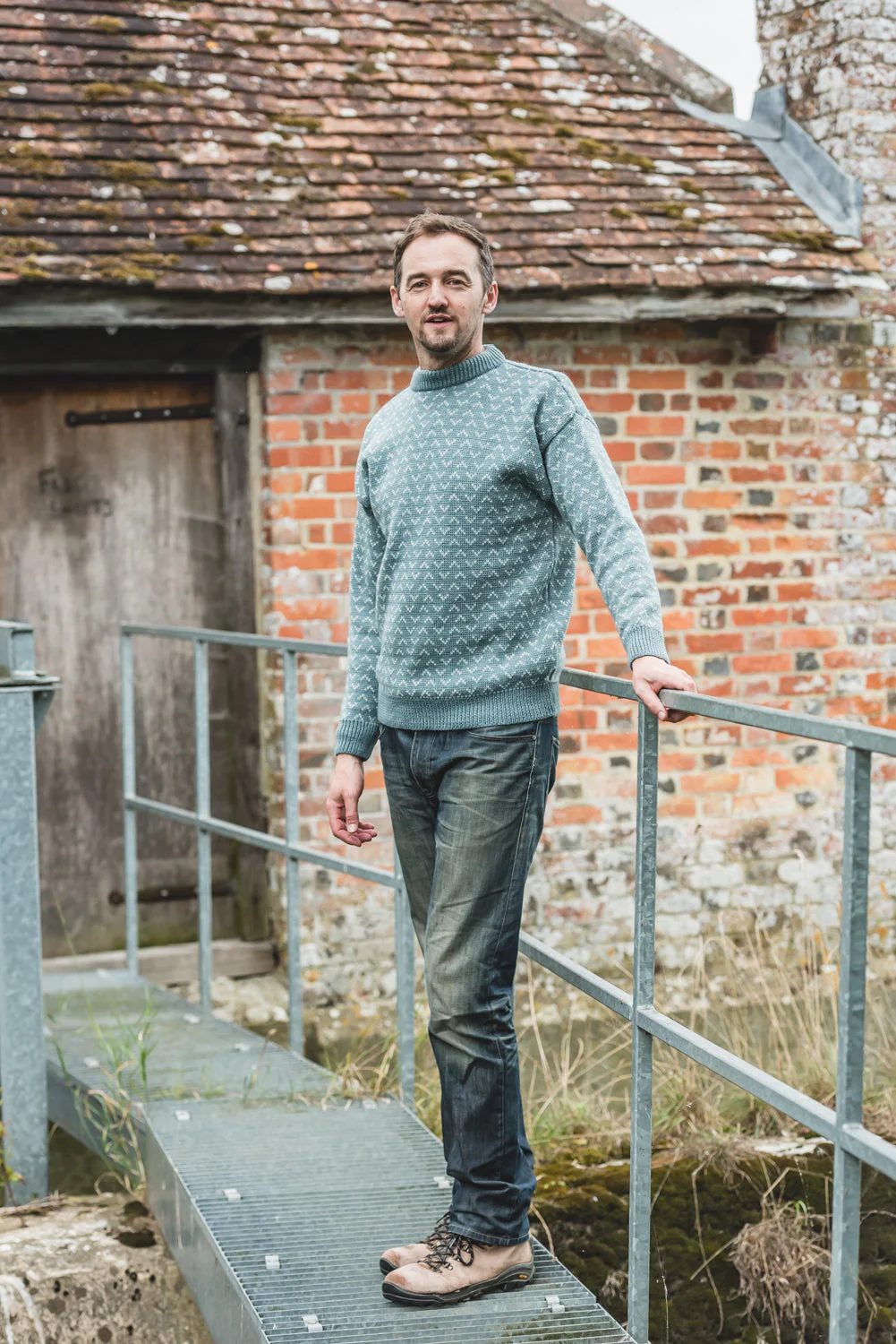 The Athelney - Saxon Style Knitted Jumper - Image 3