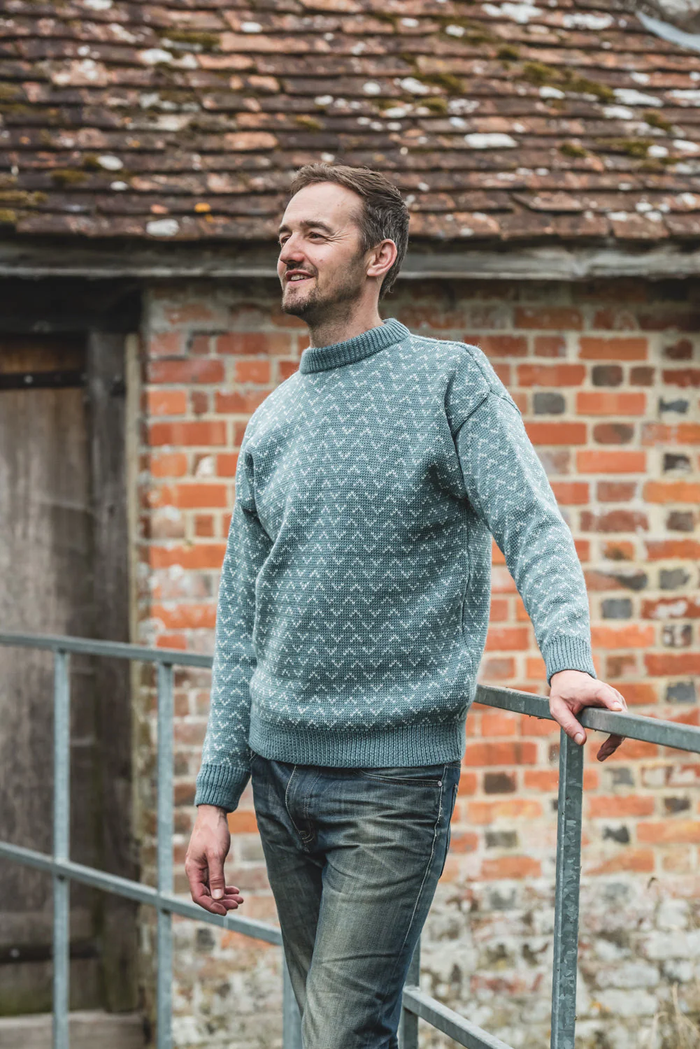 The Athelney - Saxon Style Knitted Jumper - Image 5