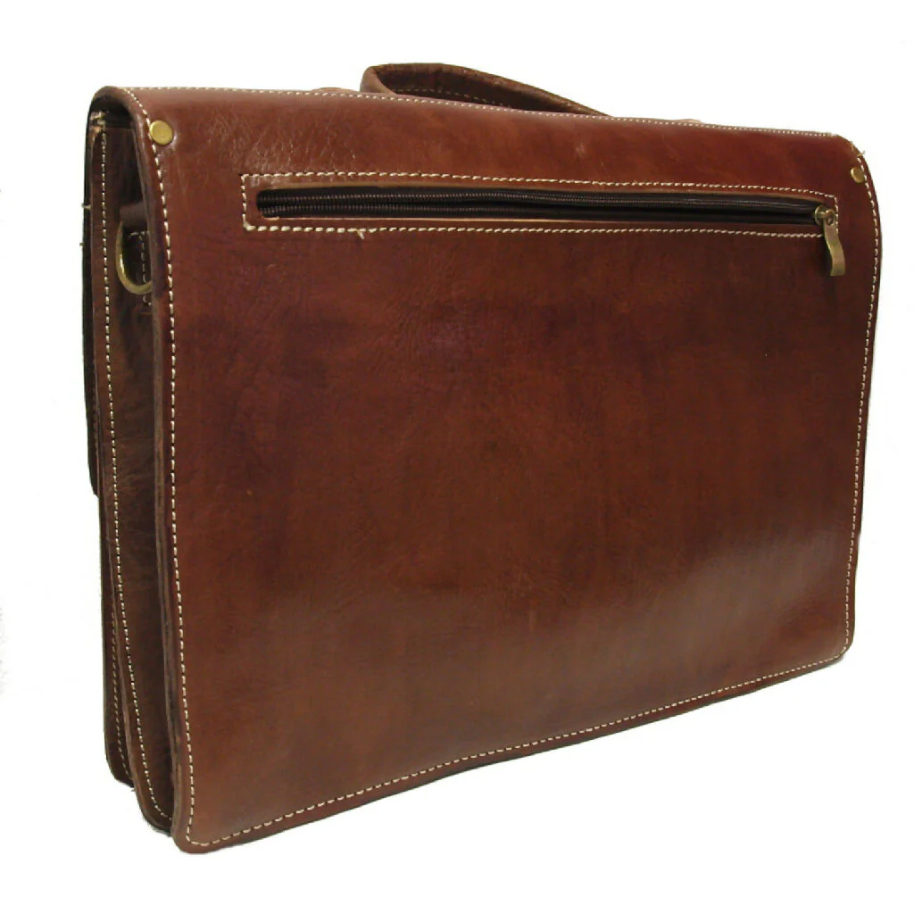 The Casablanca Large Satchel in Dark Brown - Image 3