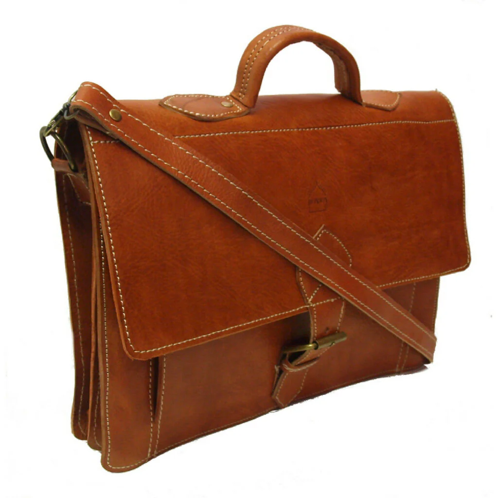 The Casablanca Large Satchel in Light Brown - Image 2