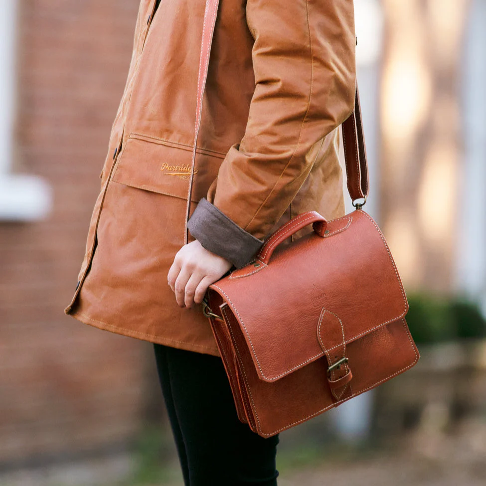 The Casablanca Mini Satchel in Light Brown