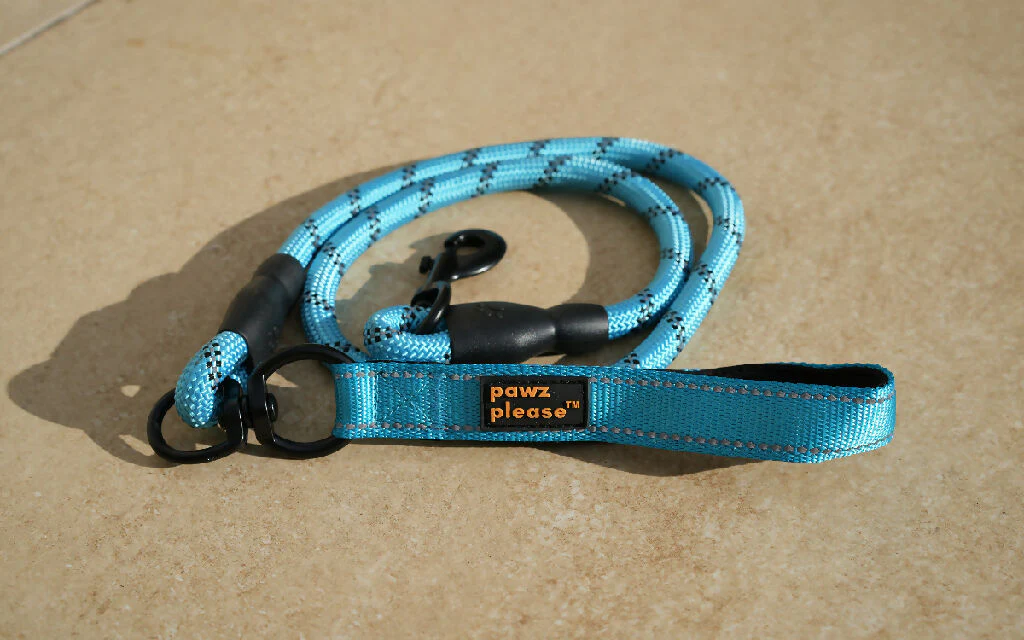 The Essential Rope Leash | Rope Leash in Black, Pink, Blue, Red, or Orange - Image 4