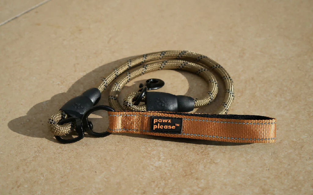 The Essential Rope Leash | Rope Leash in Black, Pink, Blue, Red, or Orange - Image 5