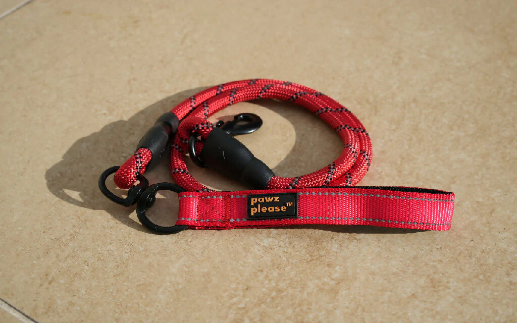 The Essential Rope Leash | Rope Leash in Black, Pink, Blue, Red, or Orange - Image 7