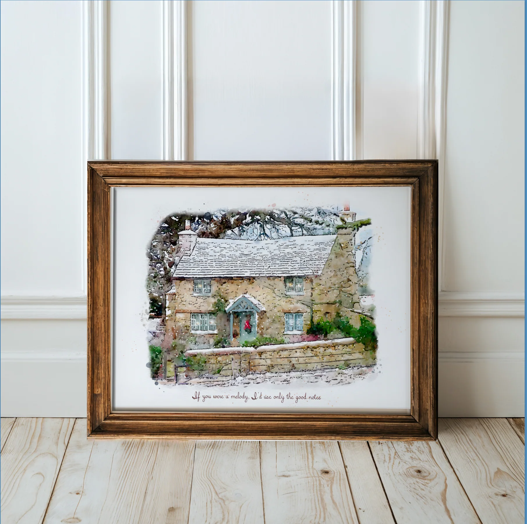 The Holiday Print, Rosehill Cottage Artwork from "The Holiday"