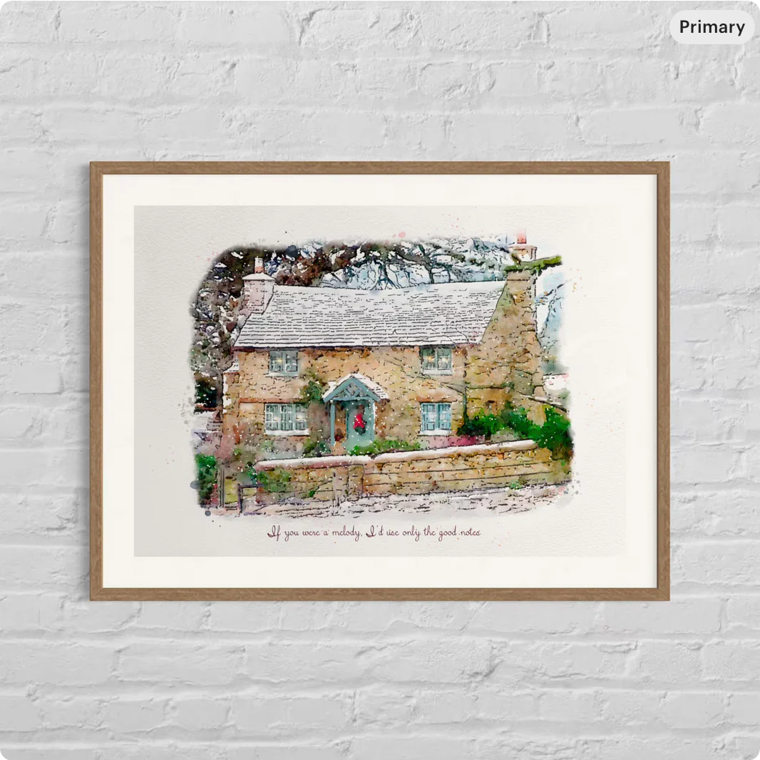 The Holiday Print, Rosehill Cottage Artwork from "The Holiday" - Image 2