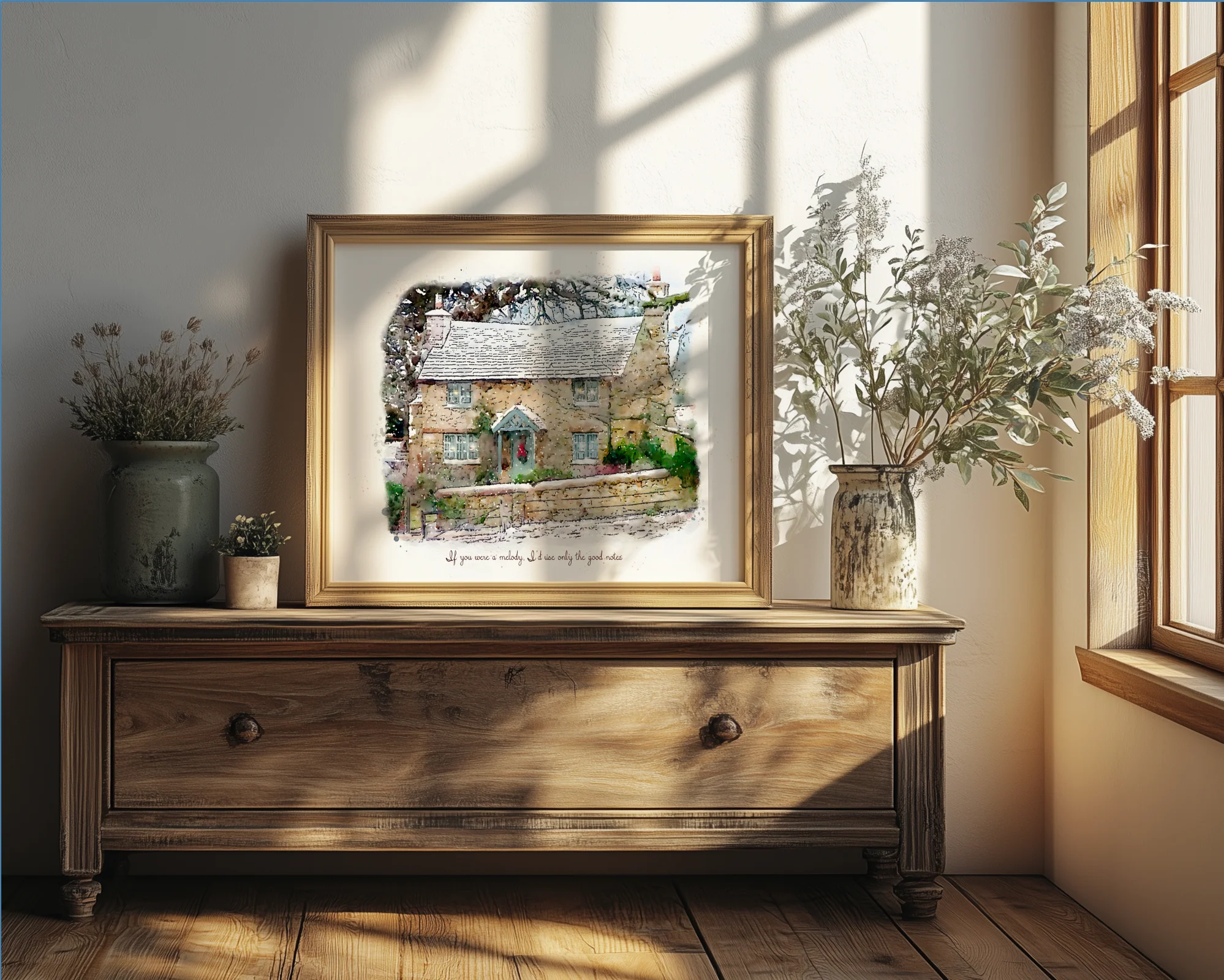 The Holiday Print, Rosehill Cottage Artwork from "The Holiday" - Image 4