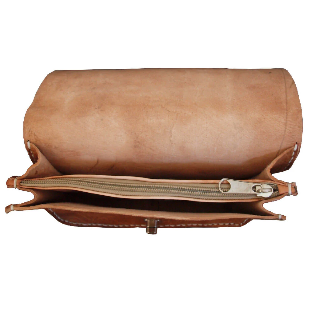 The Kenitra Cross-Body Bag in Tan - Image 2