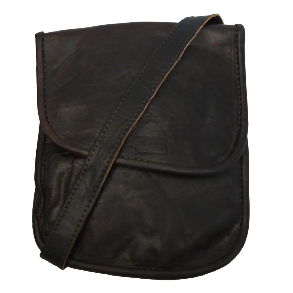 The Kenitra Travel Pouch in Dark Brown - Image 2