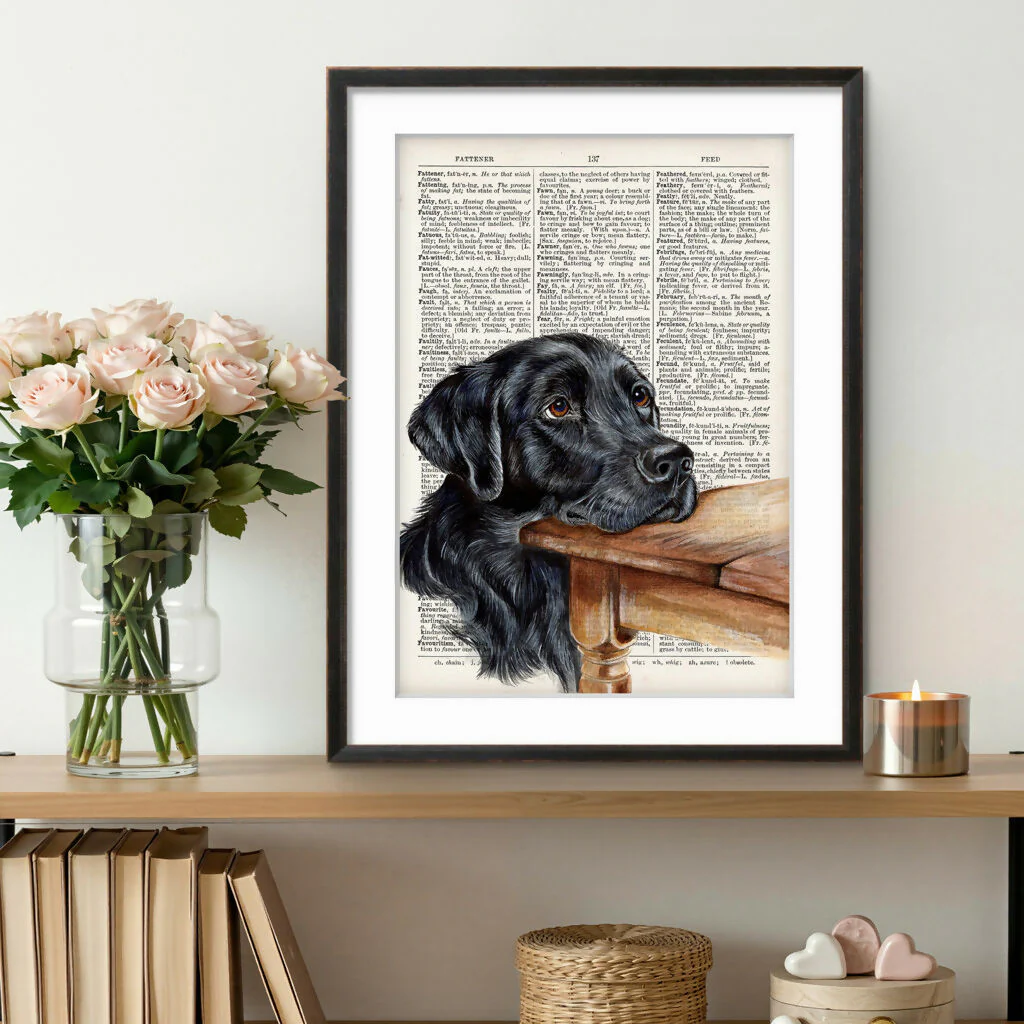 The Labrador - Begging - Print