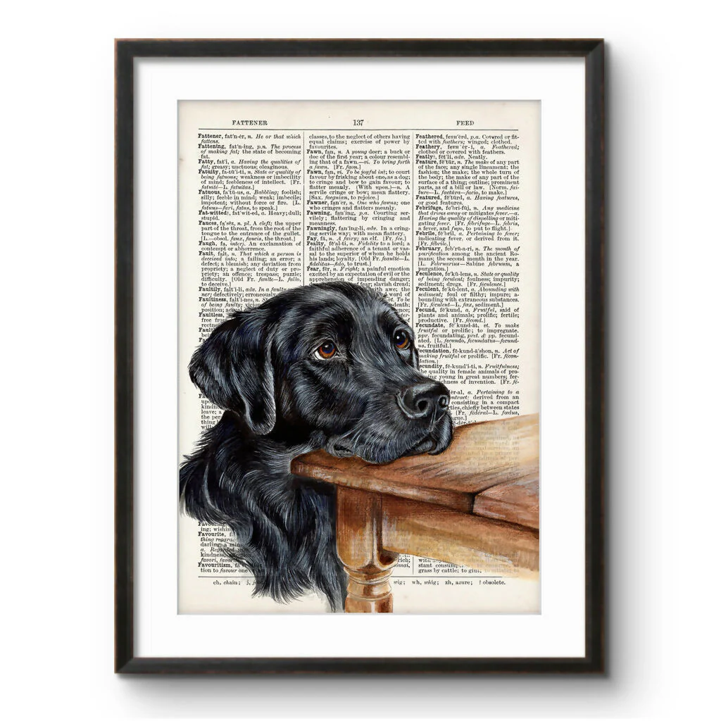 The Labrador - Begging - Print - Image 2