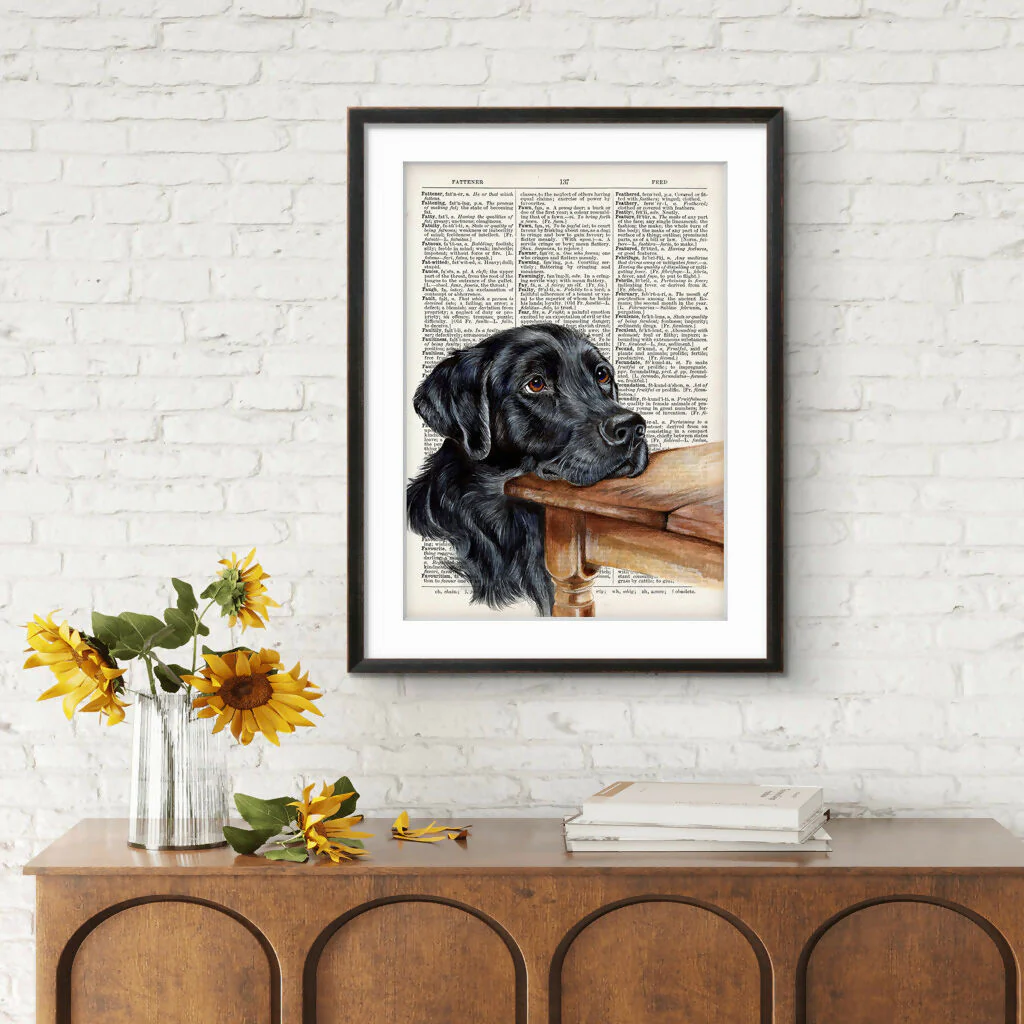 The Labrador - Begging - Print - Image 4