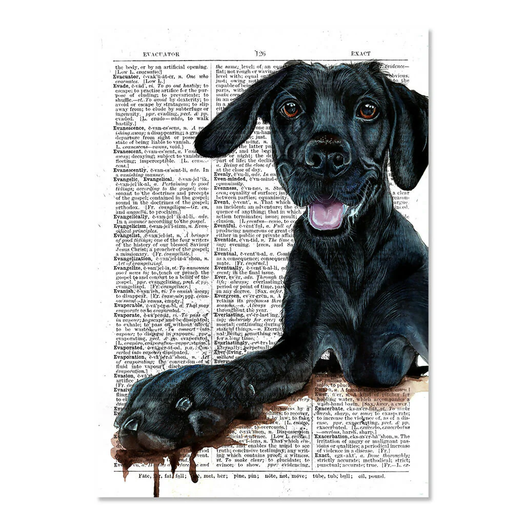 The Labrador - Excavator - Greeting Card - Image 2
