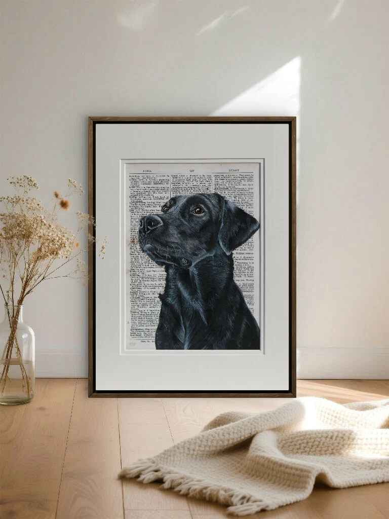 The Labrador - Loyal Lunatic - Mounted Print - Image 5