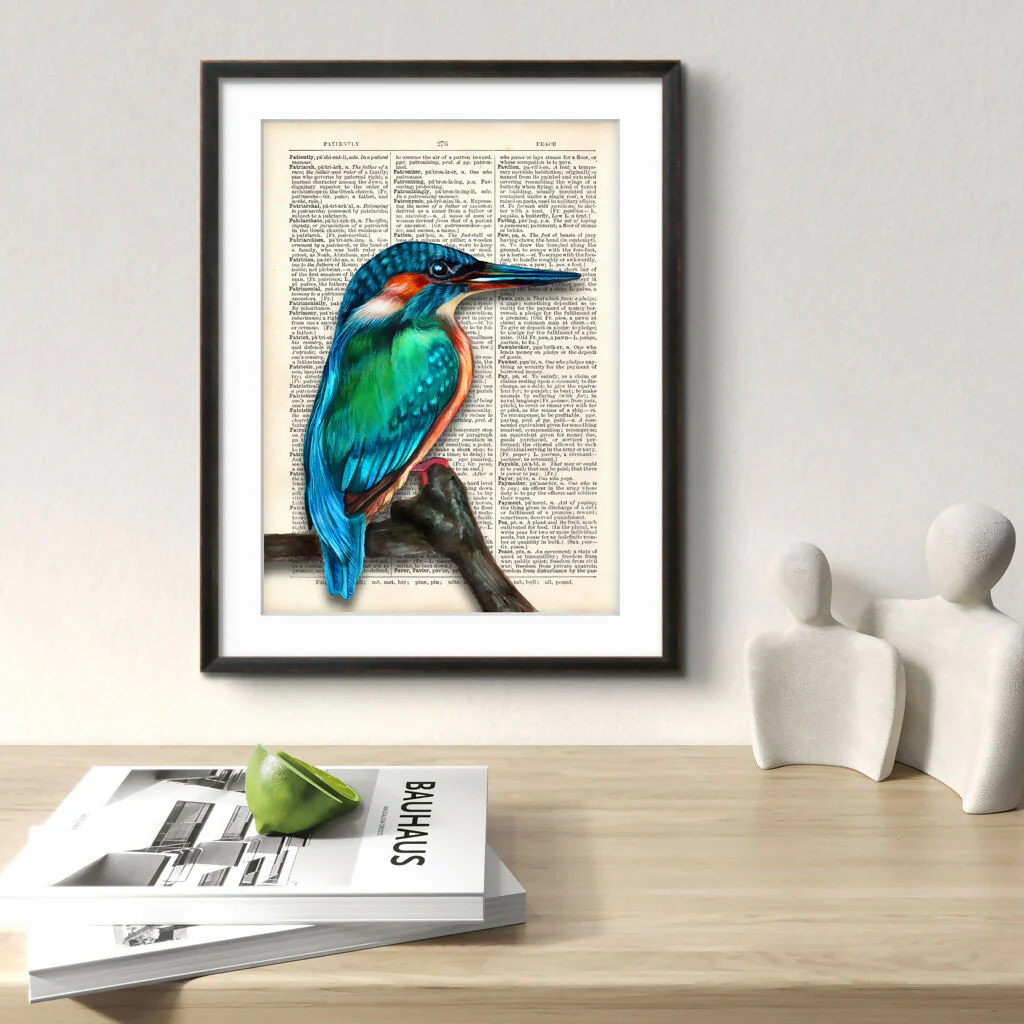 The Patient Kingfisher - Print - Image 3