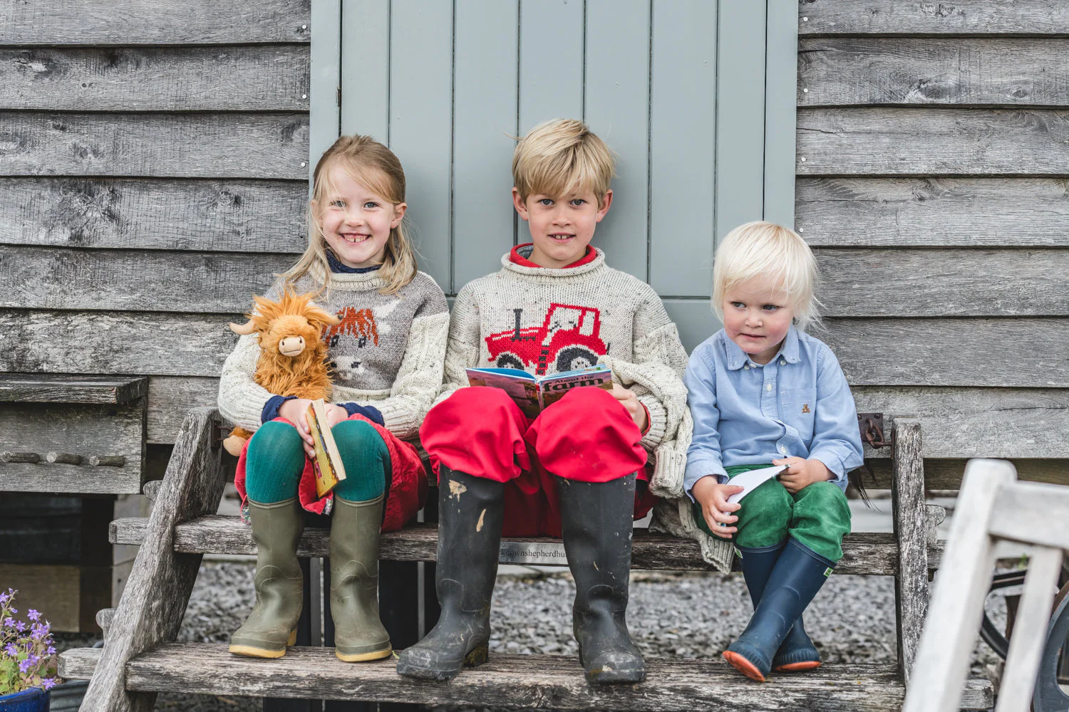 The Pint Sized Pilton - Highland Cow Knitted Jumper - Image 5