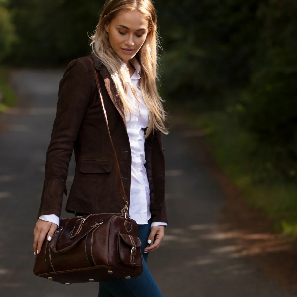 The Rabat Bowling Bag in Brown