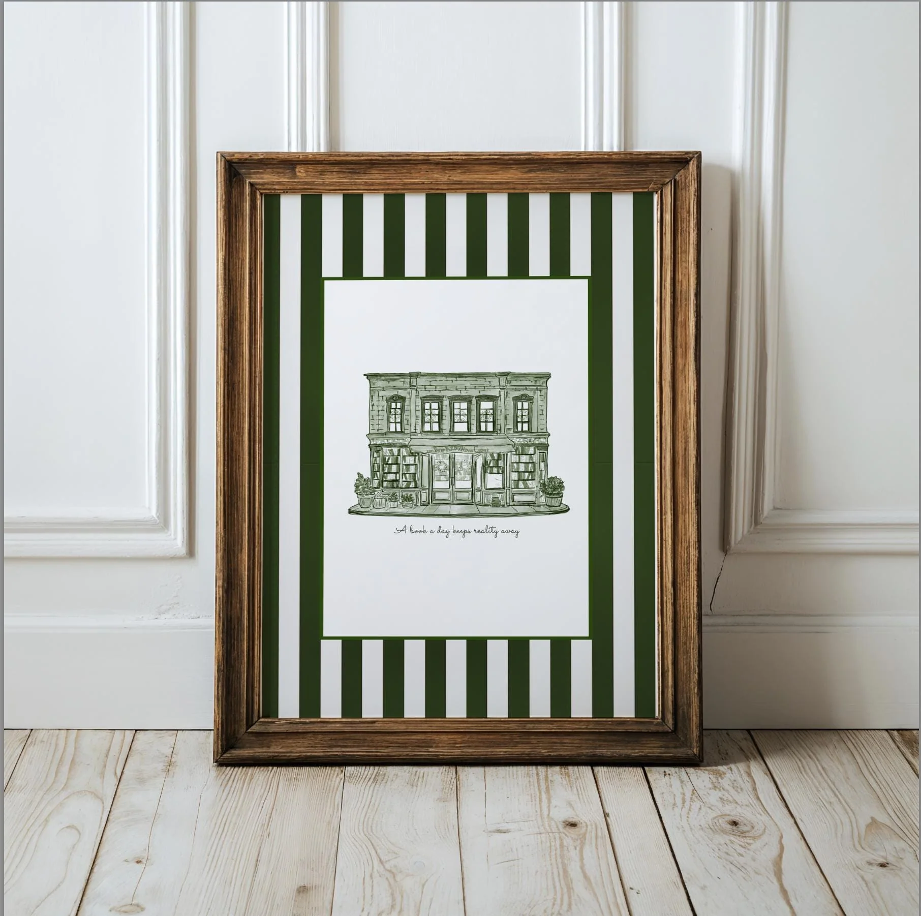 The Shop Around The Corner Print You've Got Mail Illustration NYC Book Store Artwork - Image 5