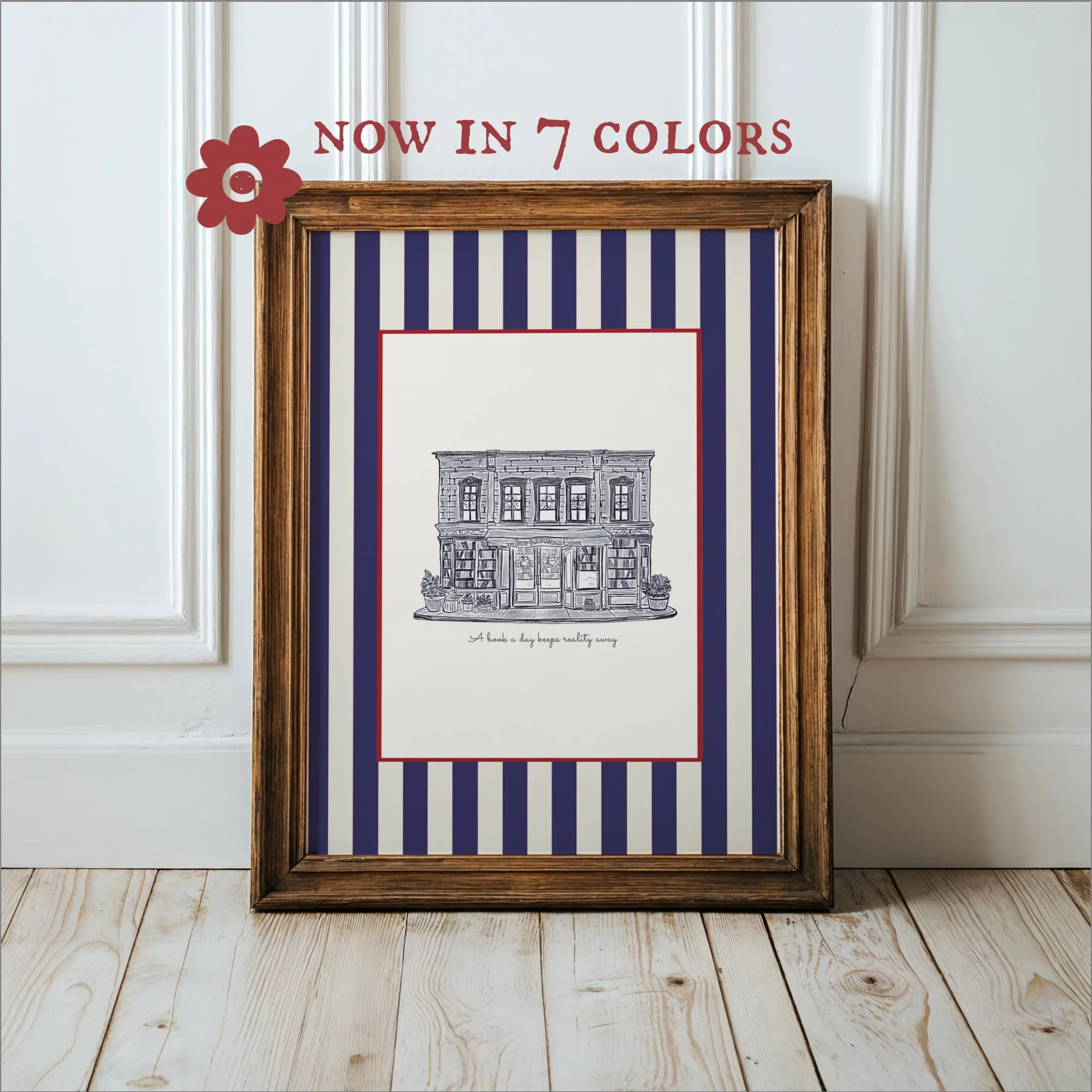 The Shop Around The Corner Print You've Got Mail Illustration NYC Book Store Artwork - Image 7
