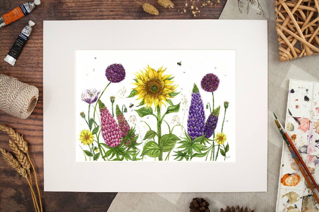 The Sunflower Garden Limited Edition Print - Image 2