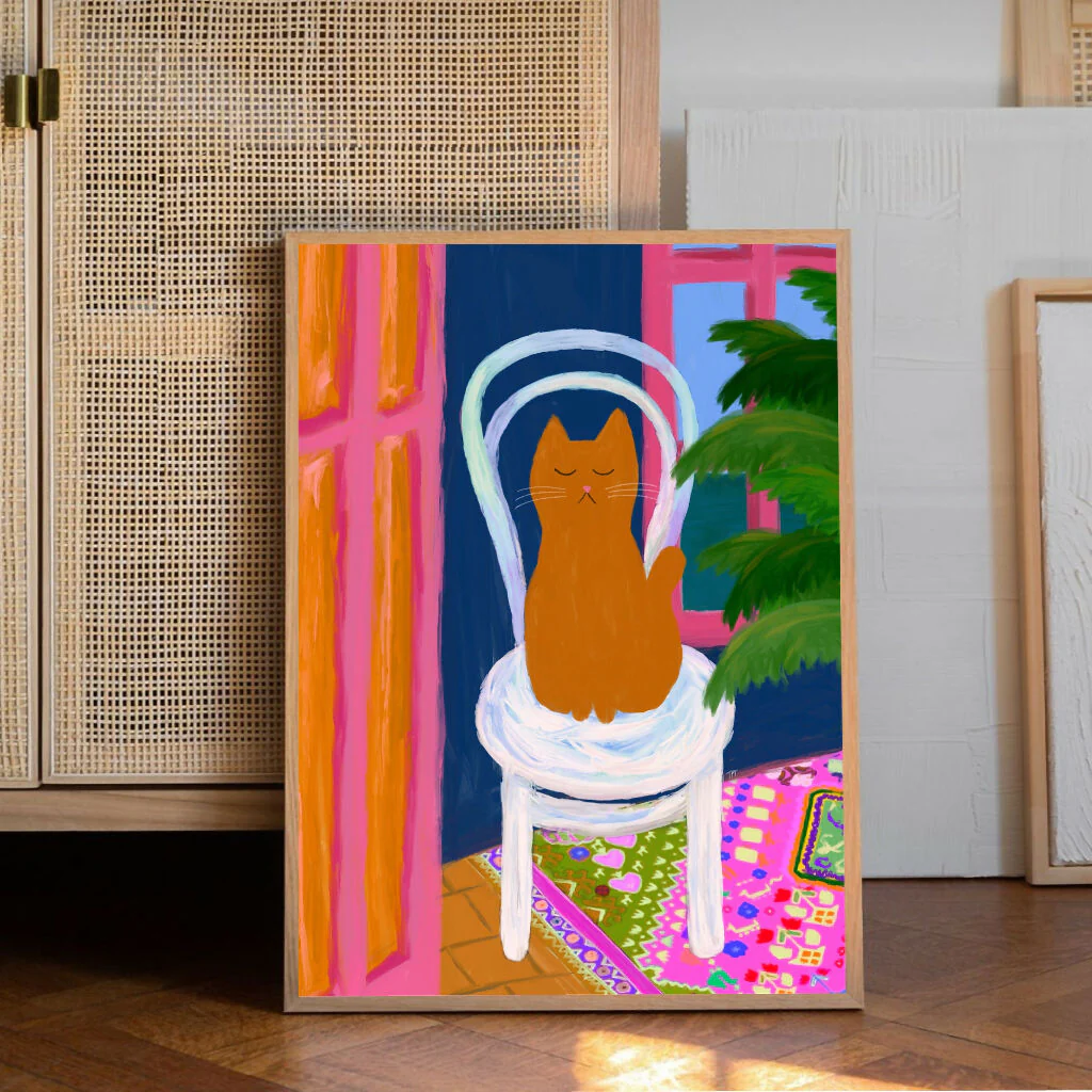 The White Chair Print