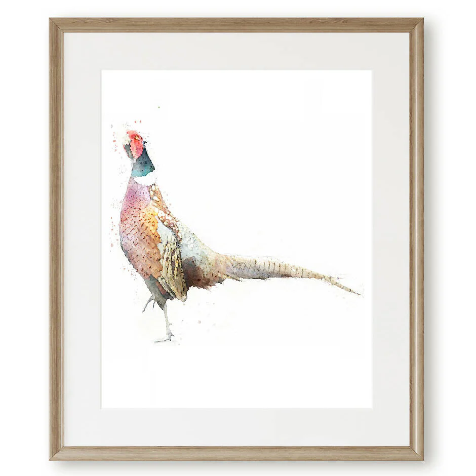The Wildlife Trio - Fox, Hare & Pheasant Prints. - Image 4