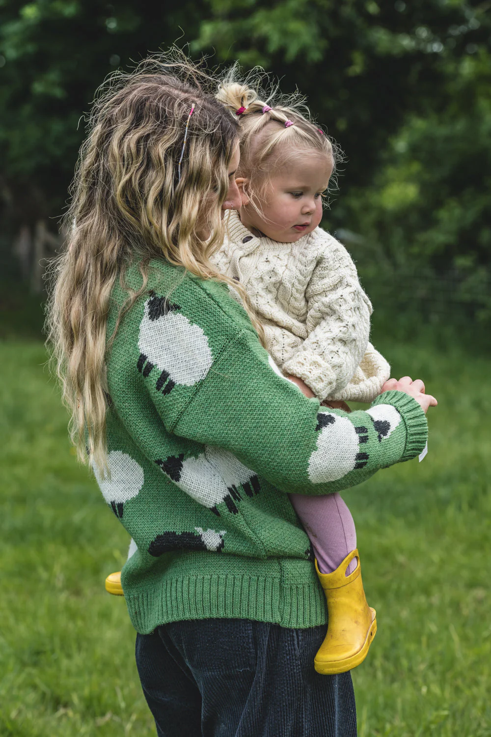 The Woolavington - Black Sheep Jumper - Dopamine Green - Image 3