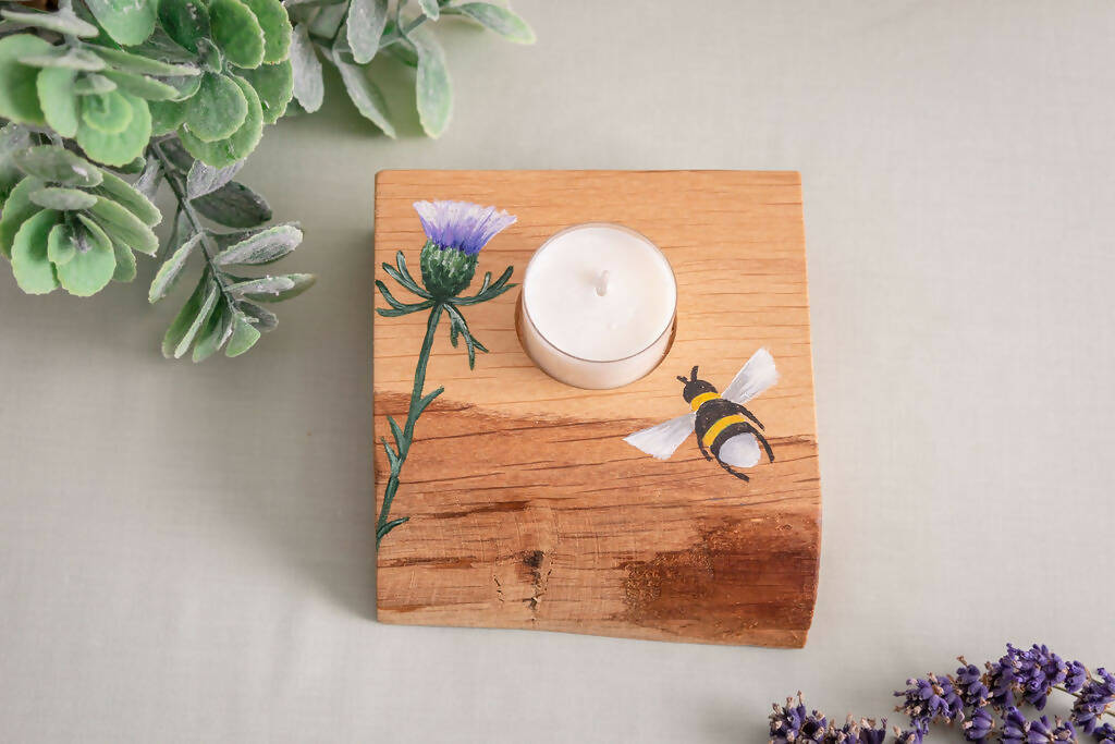 Thistle Oak Tea Light Holder - Image 2