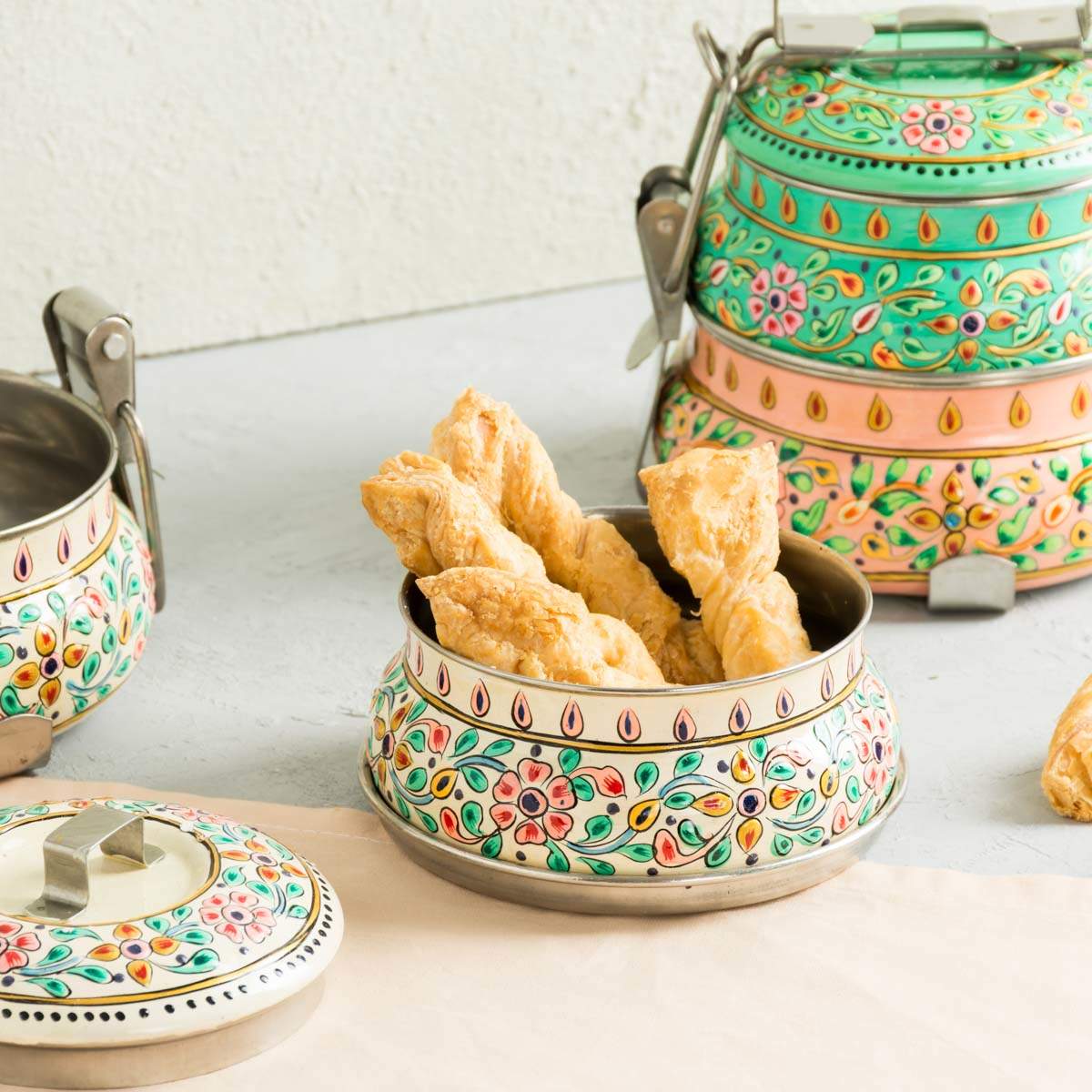 Tiffin Box Two Tiers - Image 3