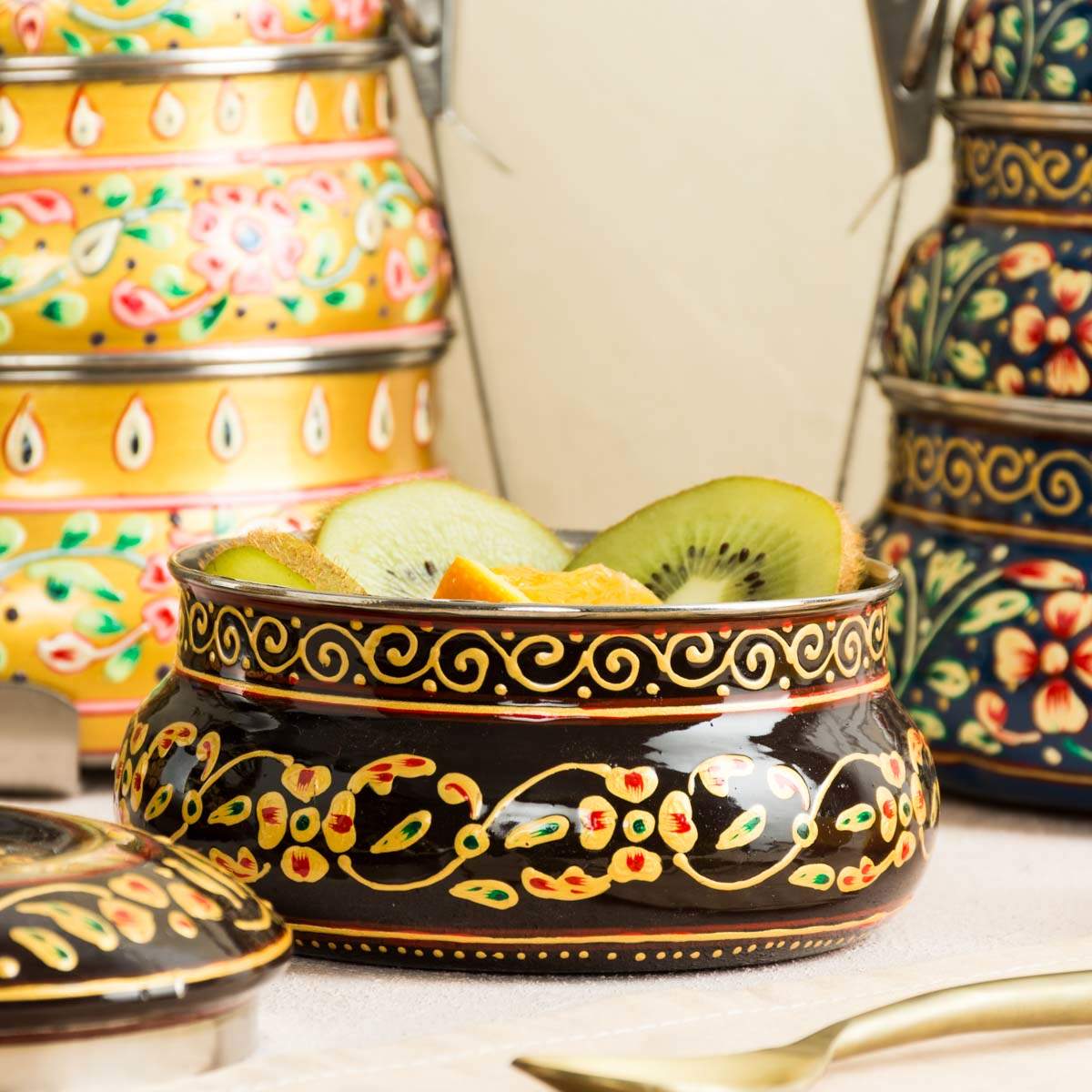Tiffin Box with Three Tiers - Image 4