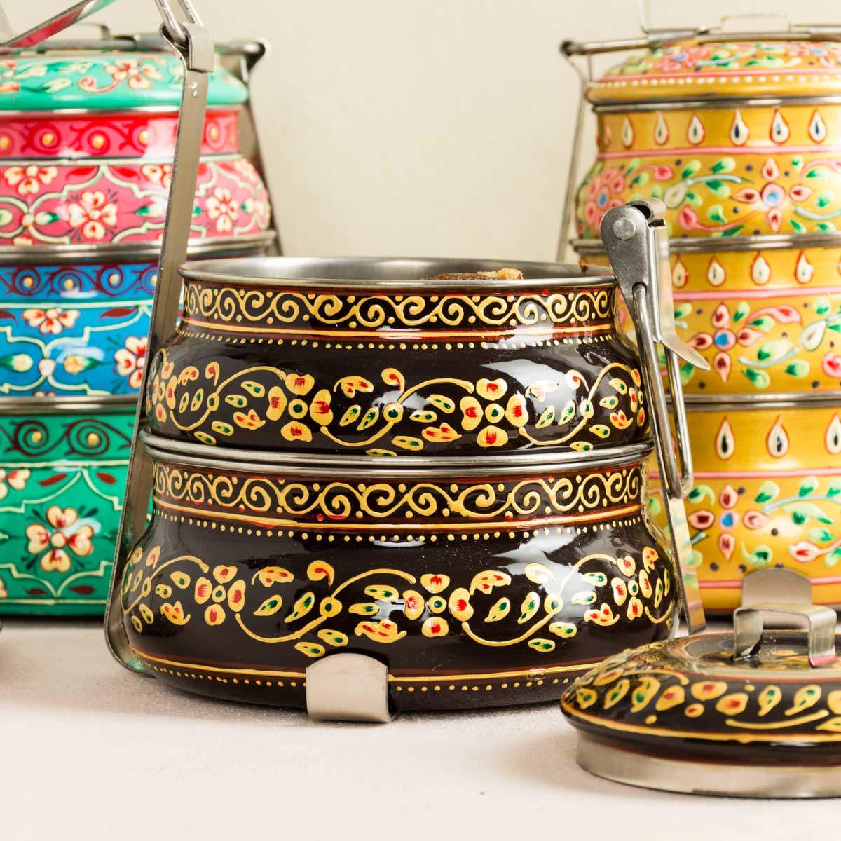 Tiffin Box with Three Tiers - Image 6