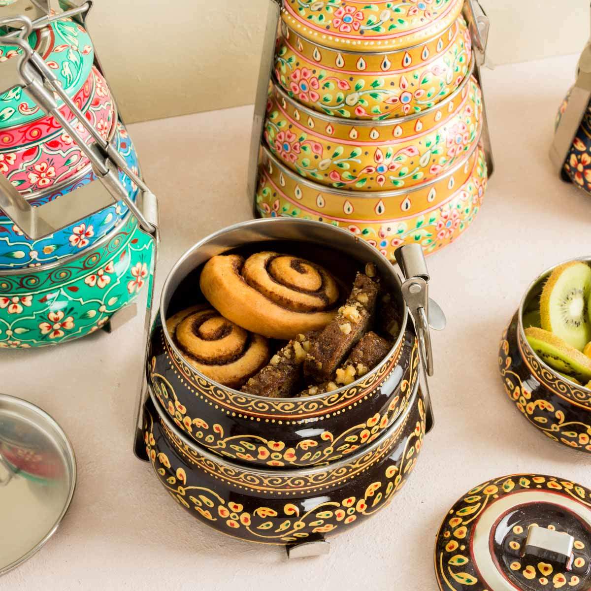 Tiffin Box with Three Tiers - Image 8