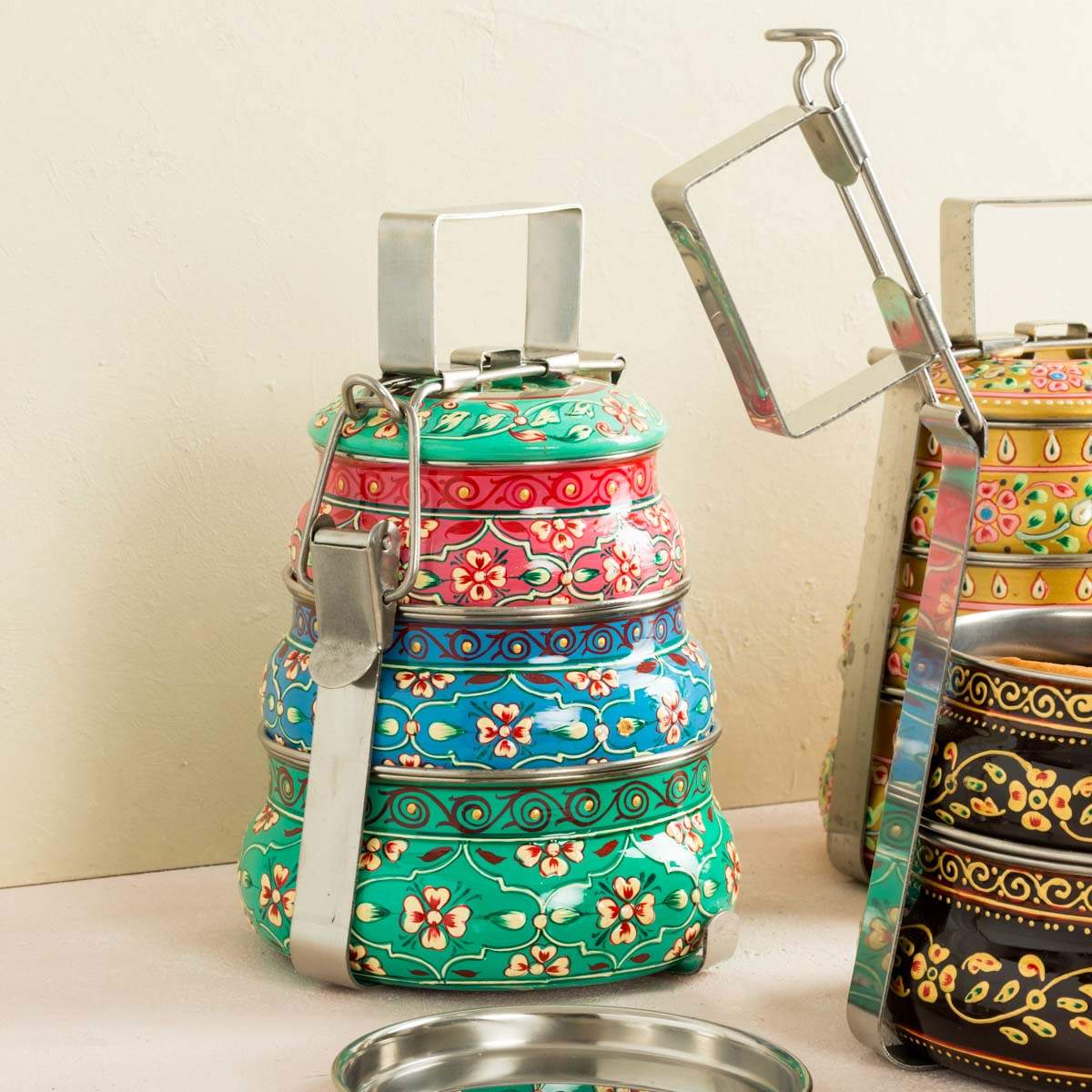 Tiffin Box with Three Tiers - Image 9