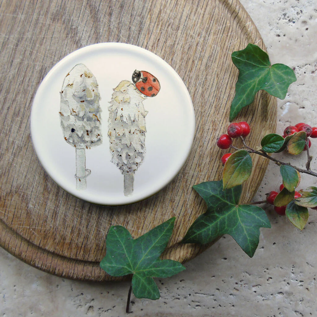 Mushroom Bone China Coasters - Image 4