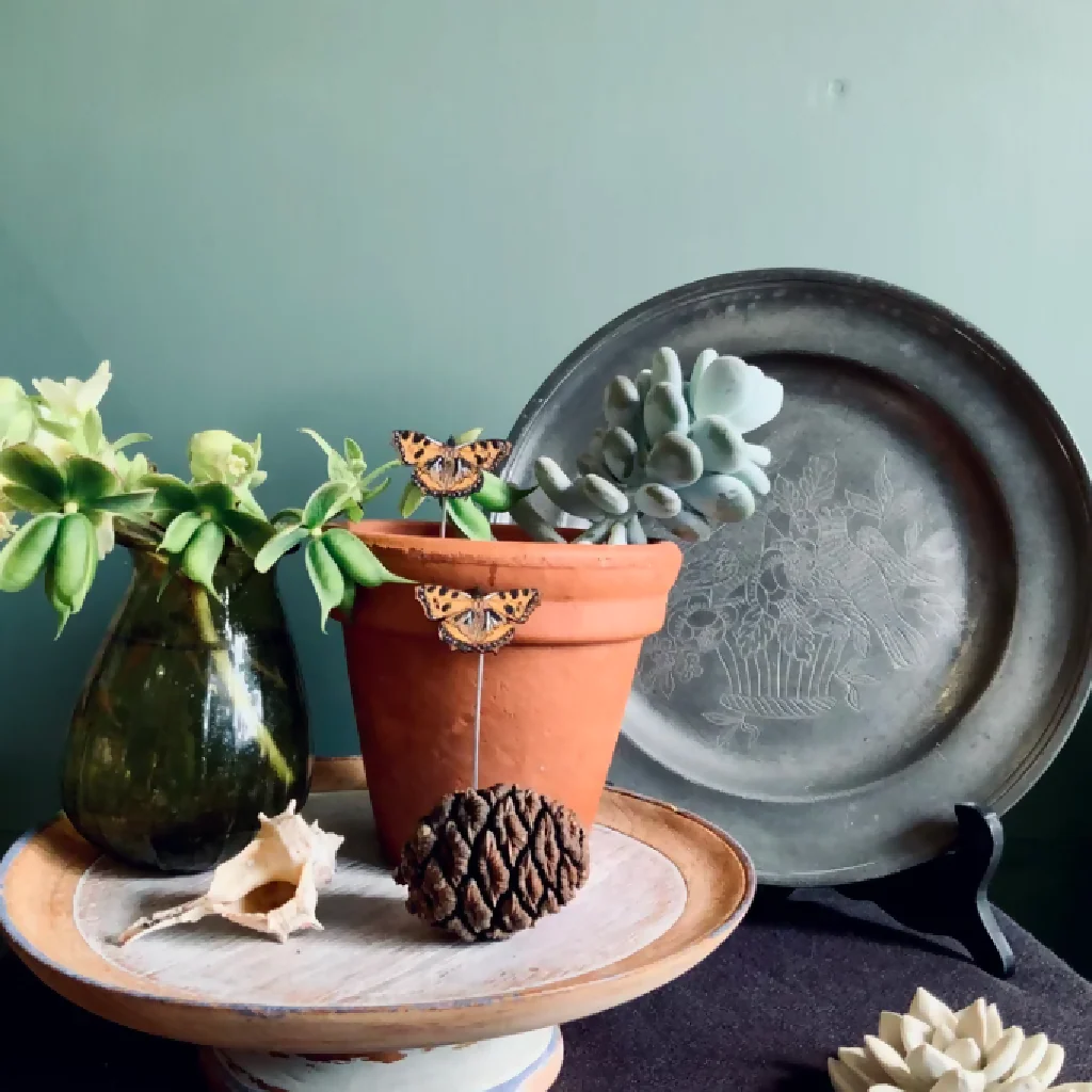 Tortoiseshell Butterfly Plant Pot Companions - Image 2