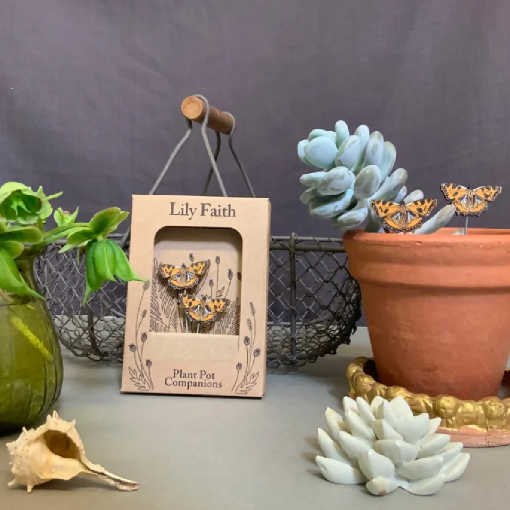 Tortoiseshell Butterfly Plant Pot Companions - Image 3