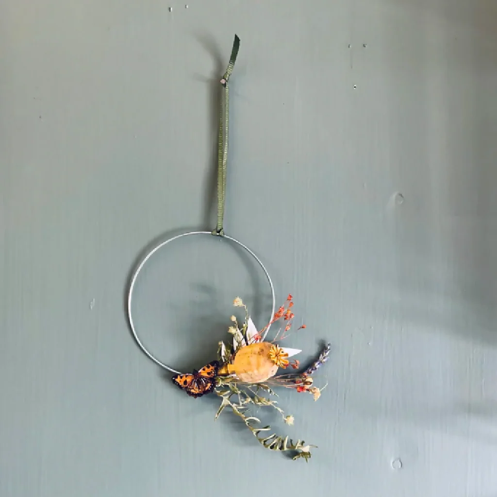 Tortoiseshell Butterfly Small Wreath - Image 2