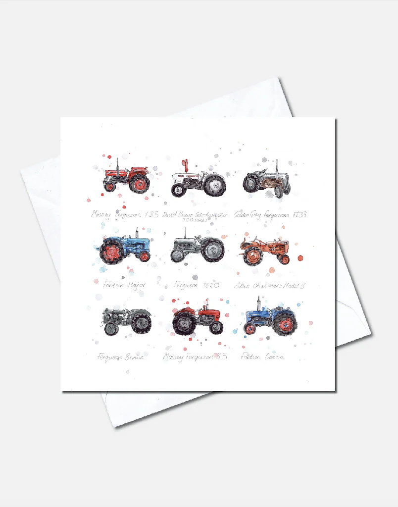 Tractors | Greetings Card - Image 2