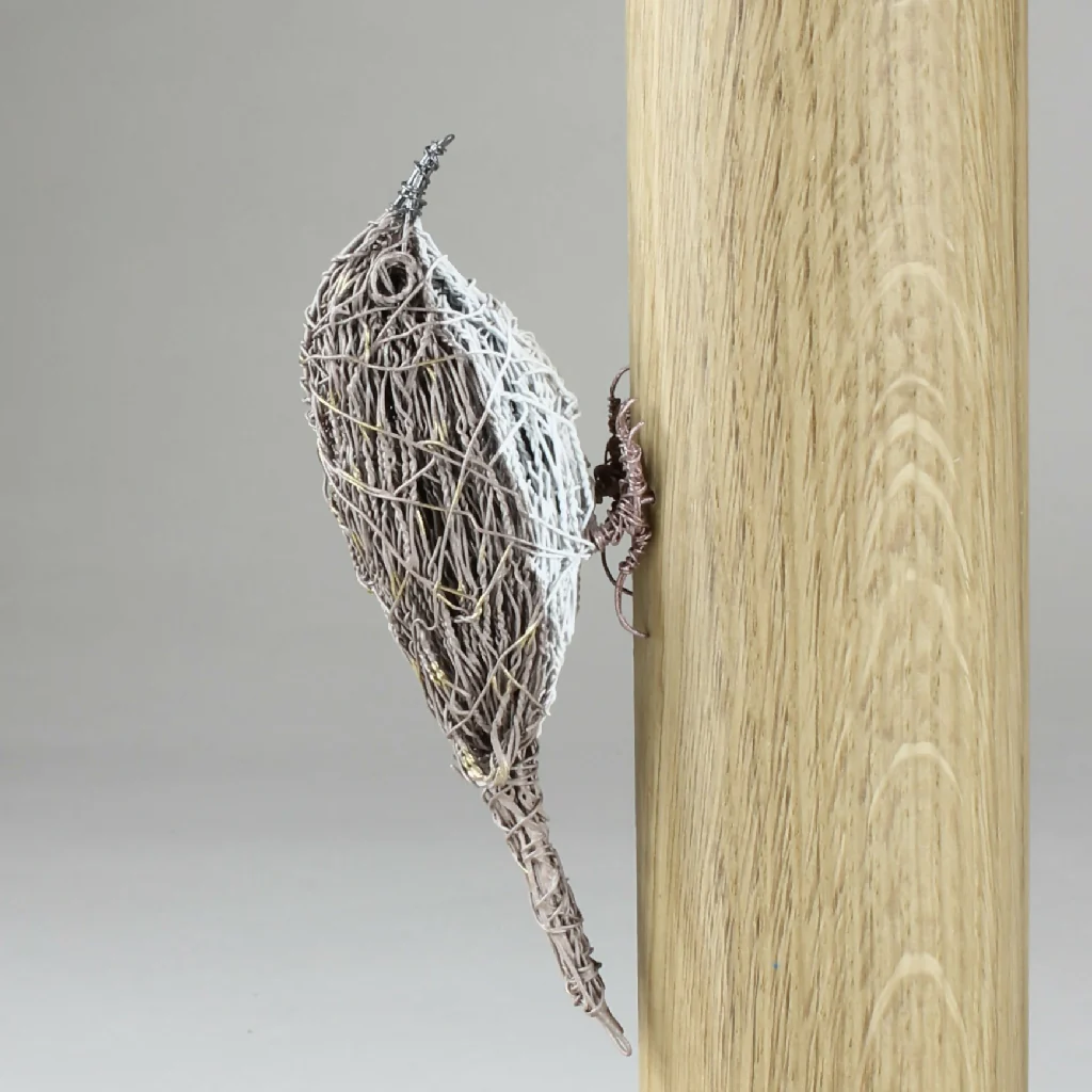 Treecreeper Wire Bird Sculpture - Image 2