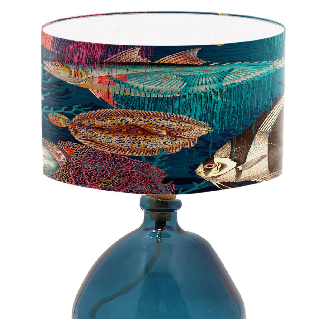 Tropical Fish Coastal Lampshade - Image 5