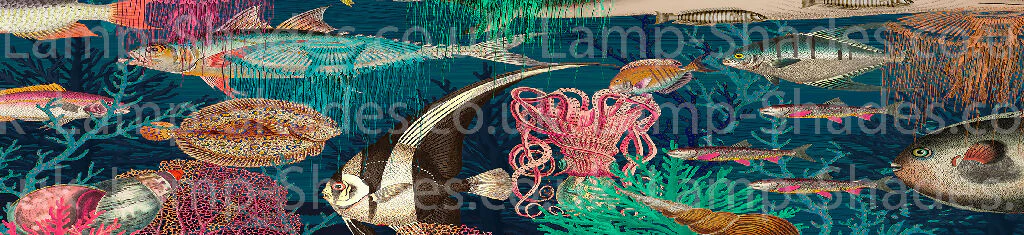Tropical Fish Coastal Lampshade - Image 7